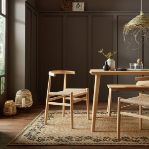 Szőnyeg, Flair Rugs, Maisie, natúr/fekete, 80x150 cm