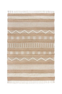 Szőnyeg, Flair Rugs, Medina, natúr/elefántcsont, juta, 200x290 cm - Img 2