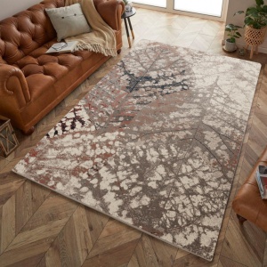Szőnyeg leveles mintás, Anny 33001, 1600 gr/mp, 118x170 cm