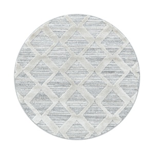 Szőnyeg, Pisa, V2, szürke, 120x120 cm