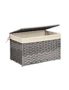 Tároló doboz, Songmics, RST56WG, szürke, 65 L, 55.5 x 34 x 34 cm