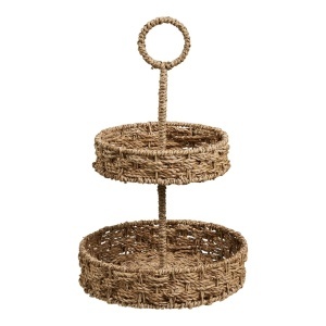 Tava decorativa Rifbjerg, Natural , 25x25x40.5 cm - Img 4