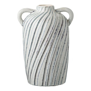 Vaza decorativa, Albastru, 14x15.5x22 cm - Img 5