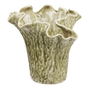Vaza decorativa, Nisip inchis, 22x22x23.5 cm - Img 5