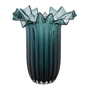 Vaza decorativa, Verde inchis , 25x25x30 cm - Img 5