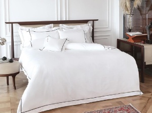 Ágyneműhuzat King Size Mono, antracit (egyiptomi pamut)