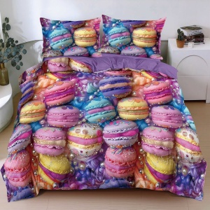 Ágyneműhuzat, Sweet Macarons, pamutszatén