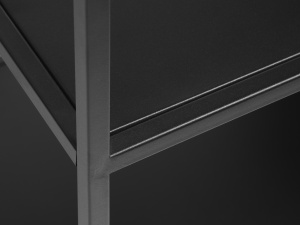Biblioteca MALIBU, Negru, 35x138x80 cm - Img 3