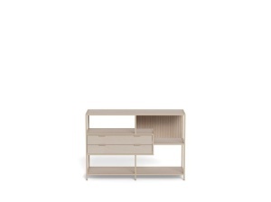 Biblioteca Seaford, Gri, 78x114x35 cm - Img 6