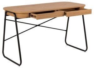 Birou Blueton, Natural, 75x120x60 cm - Img 6