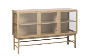 Bufet ELBA, Stejar deschis, 43x88x140 cm