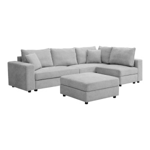 Coltar modular, Navaro, Pako, Gri 281x256x85 cm - Img 3