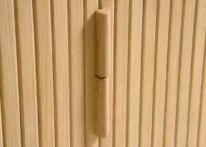 Comoda TV CAVO, Stejar deschis, 40x56x160 cm