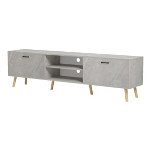 Comoda TV, Gorna, Pako, Bej 180x35x48.6 cm - Img 5