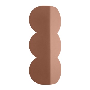 Fali lámpa, Biscuit, mokka, 16.3x5.8x33.6 cm