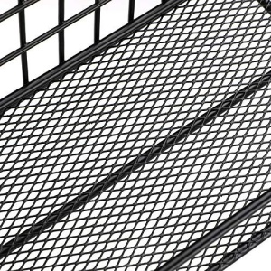 Fali polc, Songmics, fekete, 40x13x12 cm - Img 7