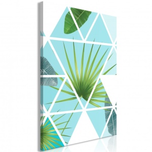 Festmény Geometric Palm (1 részes) Függőleges, 60x90 cm