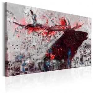 Festmény Ruby Deer, 60x40 cm