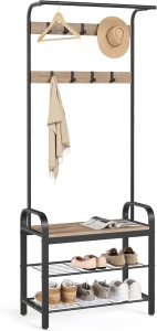 Fogas, Vasagle, barna, 73.6x34x182.5 cm