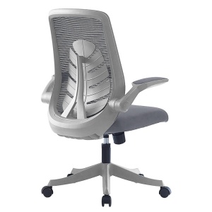 Irodai szék Enrich, szürke textil háló - Img 2