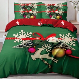 Karácsonyi ágyneműhuzat, Xmas V82, 6 részes, finom pamut (flanel)