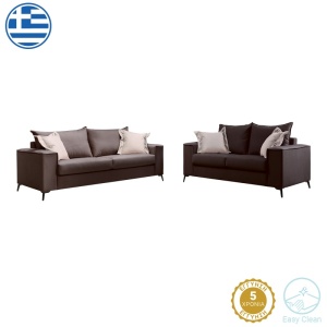 Kétszemélyes kanapé szett 2 db, Verona x2, Pako World, sötétszürke, 225x93x100 cm