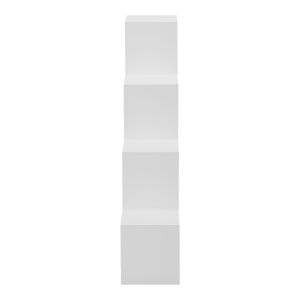 Könyvespolc, Scala, fehér, 29x129.5x129.5 cm - Img 5