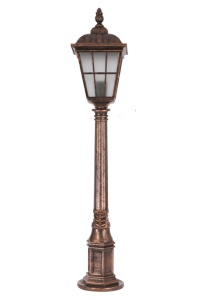 Kültéri állólámpa, Baraka, barna, 100x20 cm