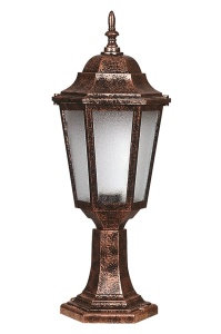 Kültéri fali lámpa, 68188, barna, 55x23 cm