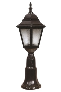 Kültéri fali lámpa, M1B, fekete, 60x23 cm