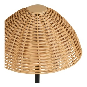 Lampa LED de masa Wigan, Natural, 15x15x32 cm - Img 4