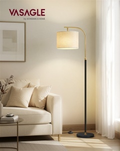 Lampadar Lusia, Negru, 54.2x30x176 cm
