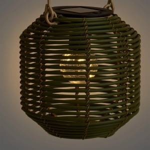 Lanterna Crewe, Verde, 15x15x15.5 cm - Img 2
