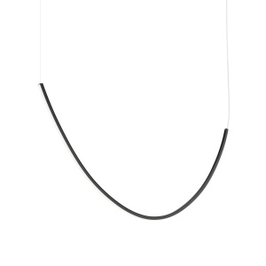 LED-es csillár, Alvar 1, 3000K, fekete, 70x12x230 cm