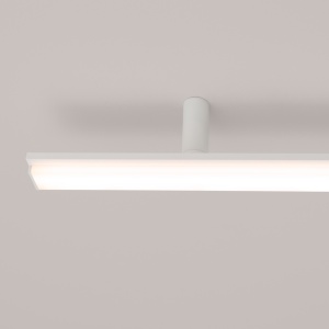 LED-es csillár, Lagom, 3000K, fehér, 181x4x7 cm - Img 5