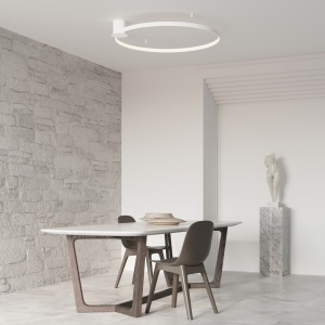 LED-es csillár, Rio, 4000K, fehér, 110x118x12.5 cm - Img 14