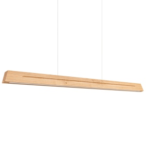 LED-es függőlámpa 3000K, Skog, tölgy, 150x5.5x210 cm