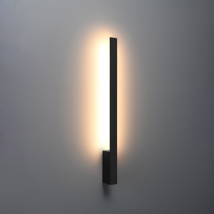 LED fali lámpa, Lahti, 3000K, fekete, 4x6.5x70 cm - Img 3