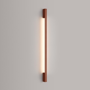 LED fali lámpa, Sappo 120, 3000K, piros, 4x6.5x120 cm - Img 3