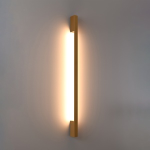 LED fali lámpa, Sappo, 3000K, arany, 4x6.5x120 cm - Img 3