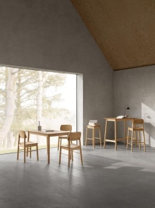 Masa dining Barlow, Natural, 74.8x120x80 cm - Img 3