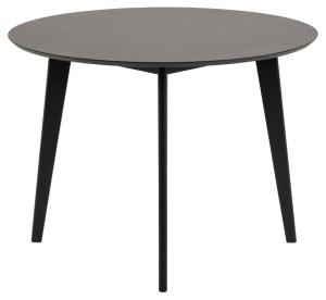 Masa dining Roxby, Negru, 76x105x105 cm - Img 5