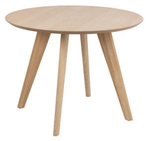 Masa dining Townsville, Alb, 75x100x100 cm - Img 5