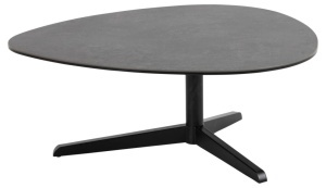 Masuta de cafea Barnsley, Negru, 34x84x77 cm - Img 4