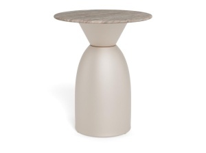 Masuta de cafea Ferrol V2, Gri, 50x40x40 cm - Img 2