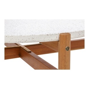 Masuta de cafea Terracina, Natural, 84.5x84.5x38.5 cm - Img 2