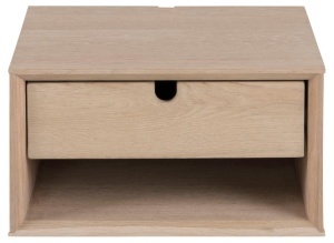 Noptiera Century, Alb, 21x37x32 cm - Img 3