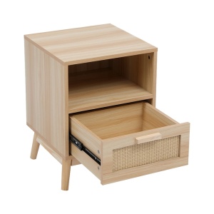 Noptiera cu raft, Scandy, Pako, Natural 40x39.5x55 cm - Img 5