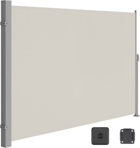Oldalsó napellenző, Songmics, bézs, 200 x 300 cm
