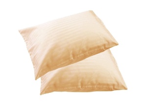 Párnahuzat szett 2 db, 70x70 cm, Nuria, 100% pamut, tevebarna